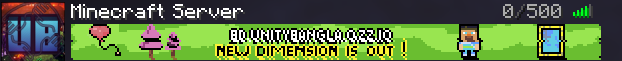 Minecraft Java Edition main menu header banner